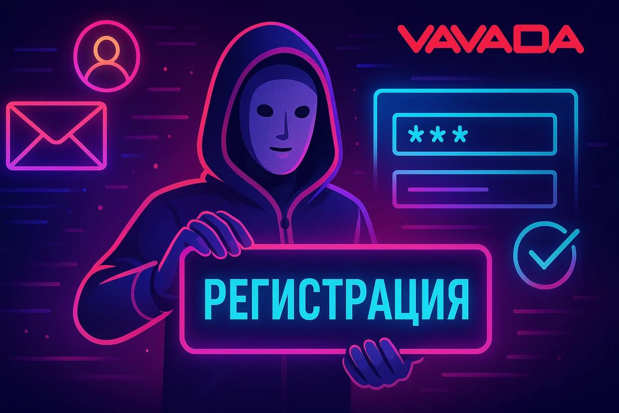 Регистрация на сайте Вавада